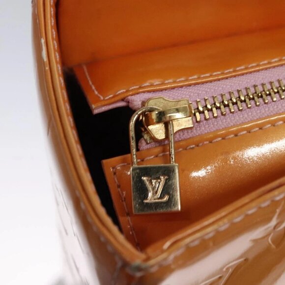 LOUIS VUITTON Monogram Vernis Columbus Bag Marshmallow Pink M91032 Auth yb774 - Picture 10 of 16